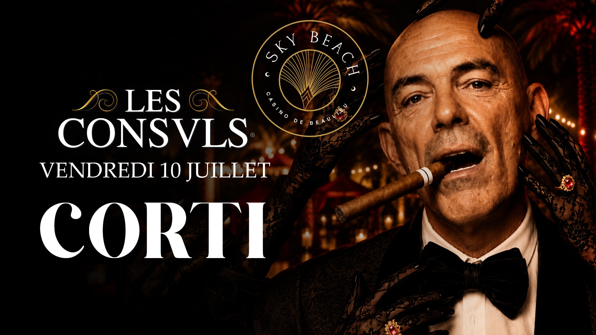 Skybeach X Les Consvls : The Legendary Dj Corti - 10 Juillet
