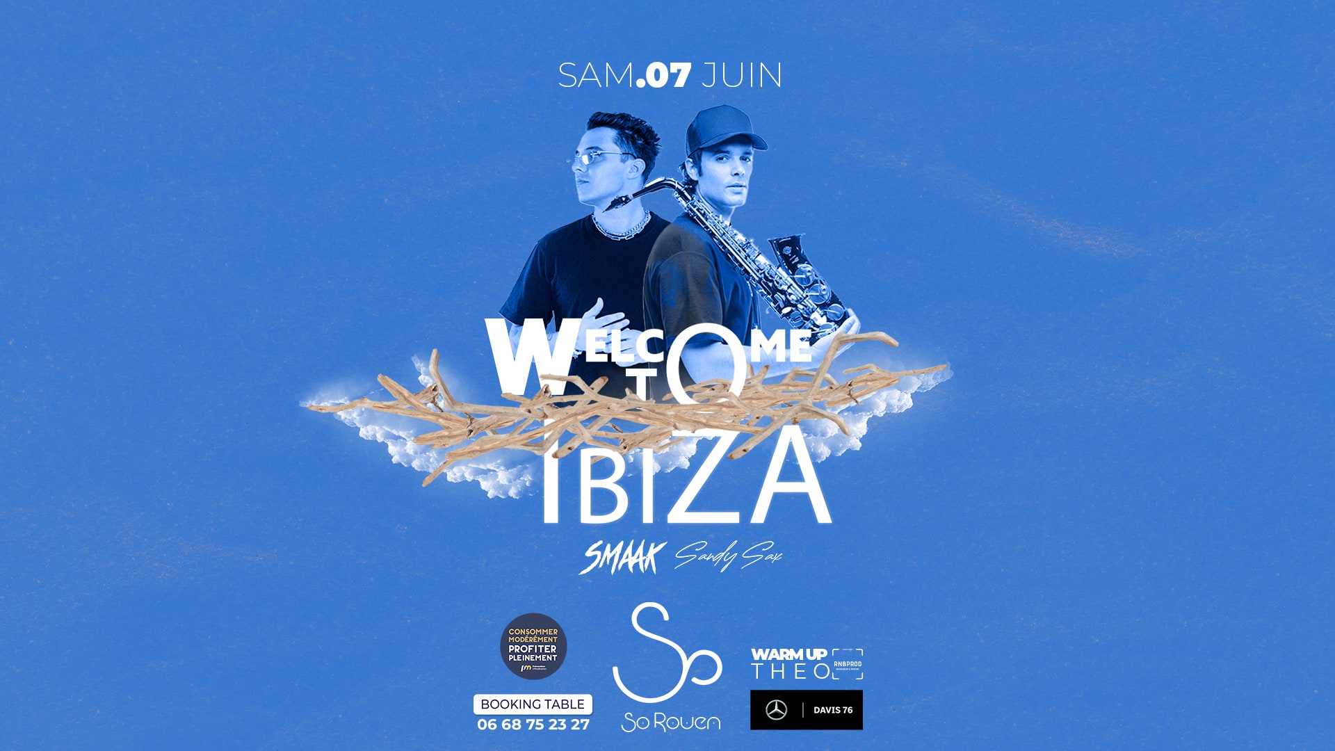 Welcome To Ibiza X Sandy Sax & Smaak