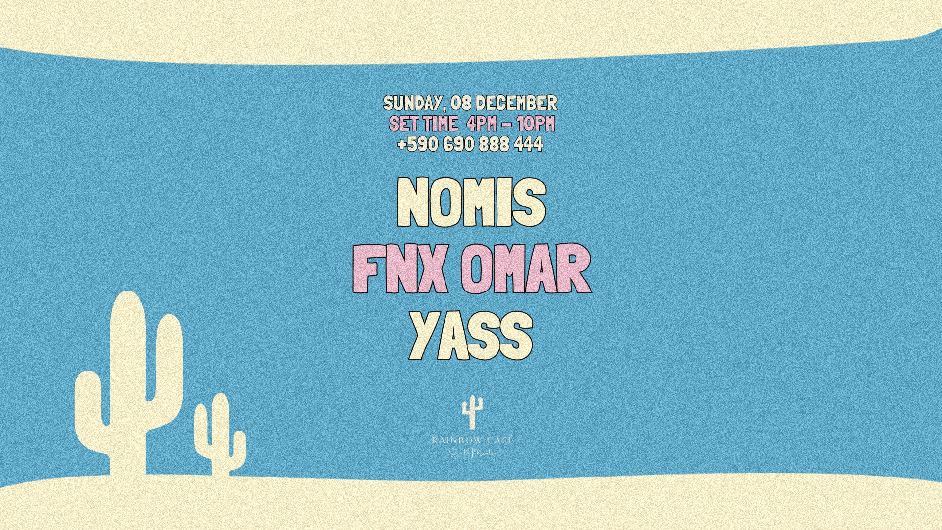 Rainbow Presents : Nomis, Fnx Omar & Yass