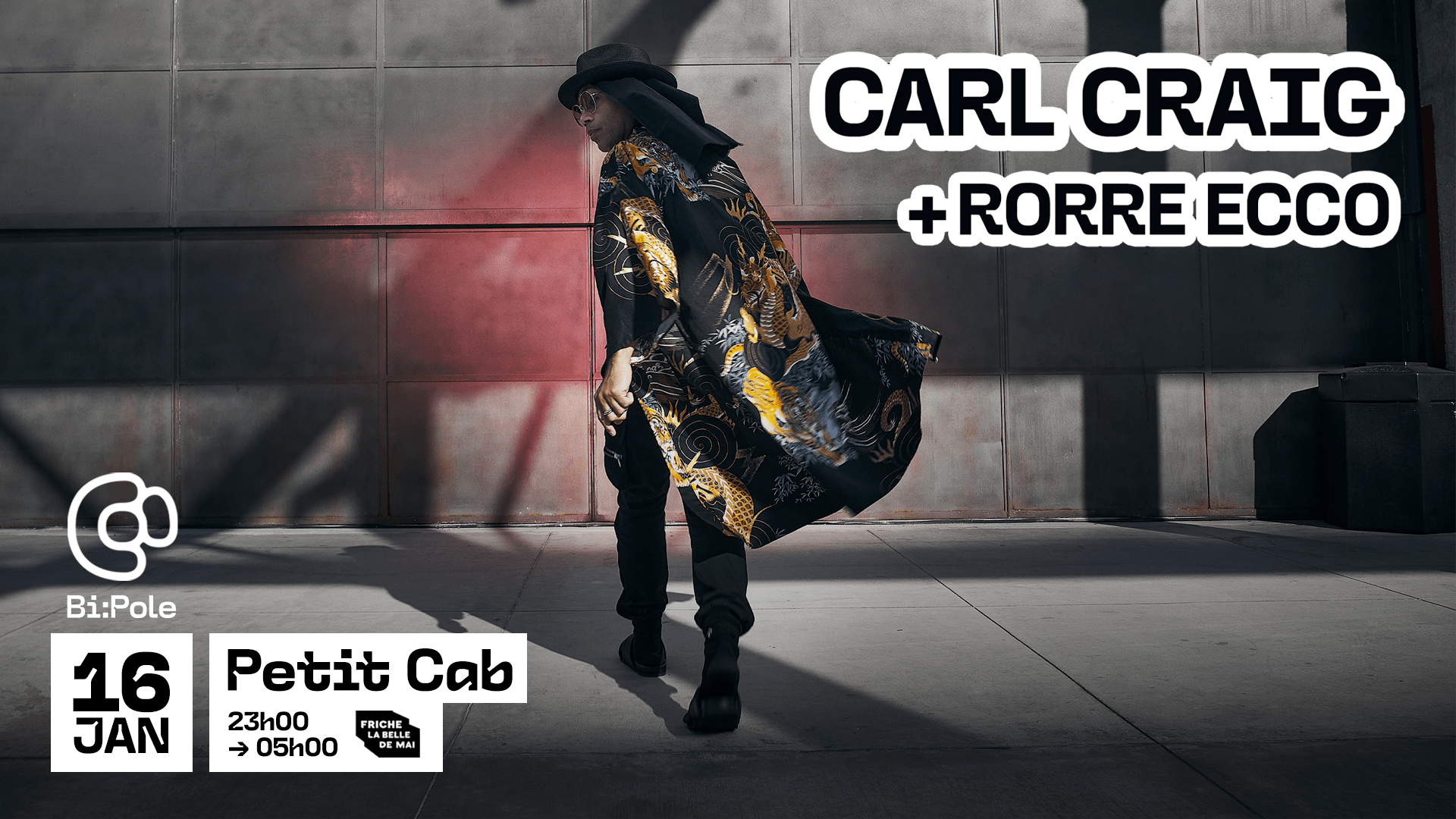 Carl Craig + Rorre Ecco @ Petit Cab, Marseille