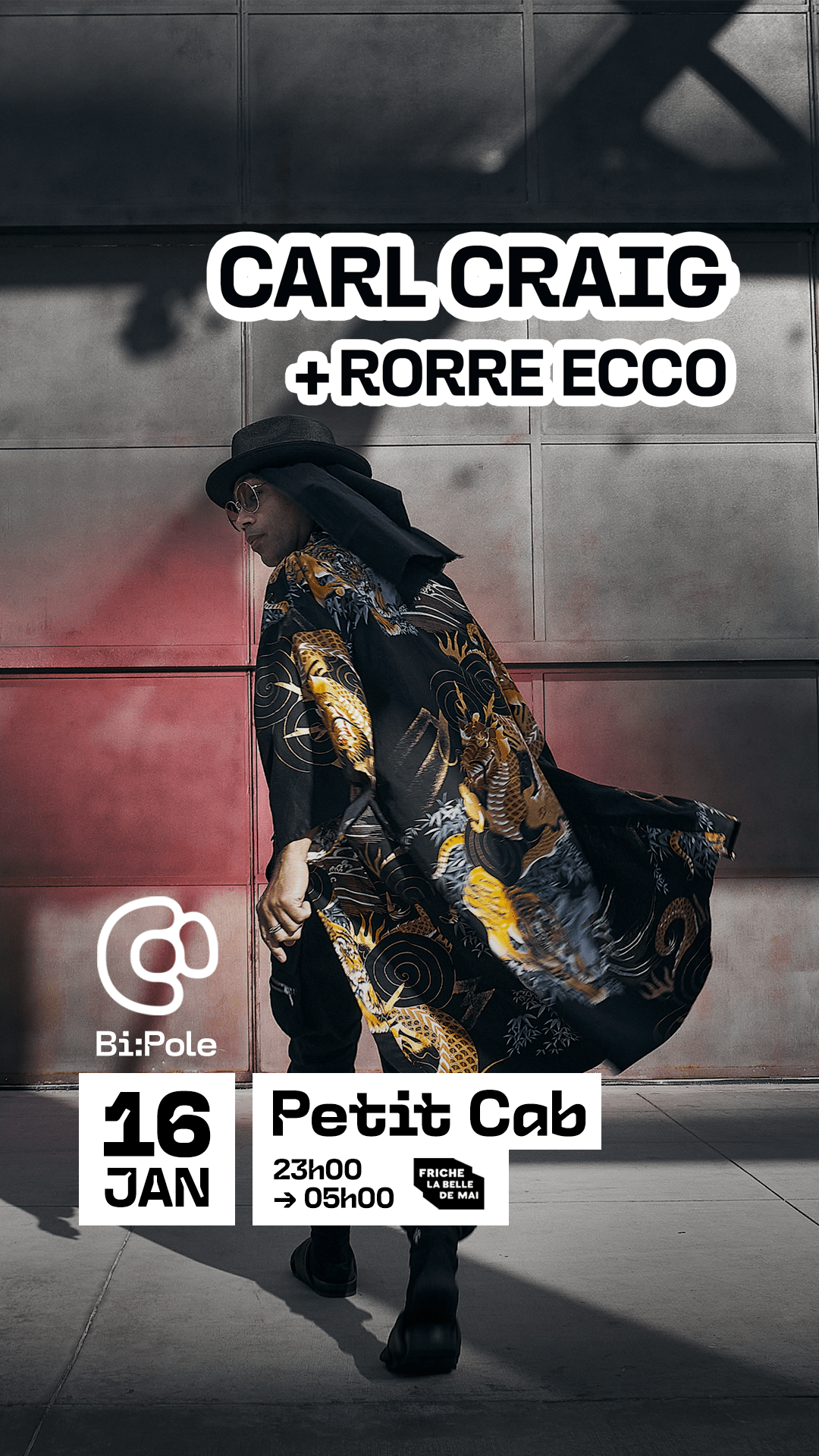 Carl Craig + Rorre Ecco @ Petit Cab, Marseille