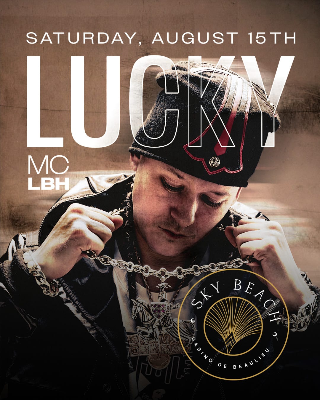 Sky Beach W/Dj Lucky : Saturday, August 15