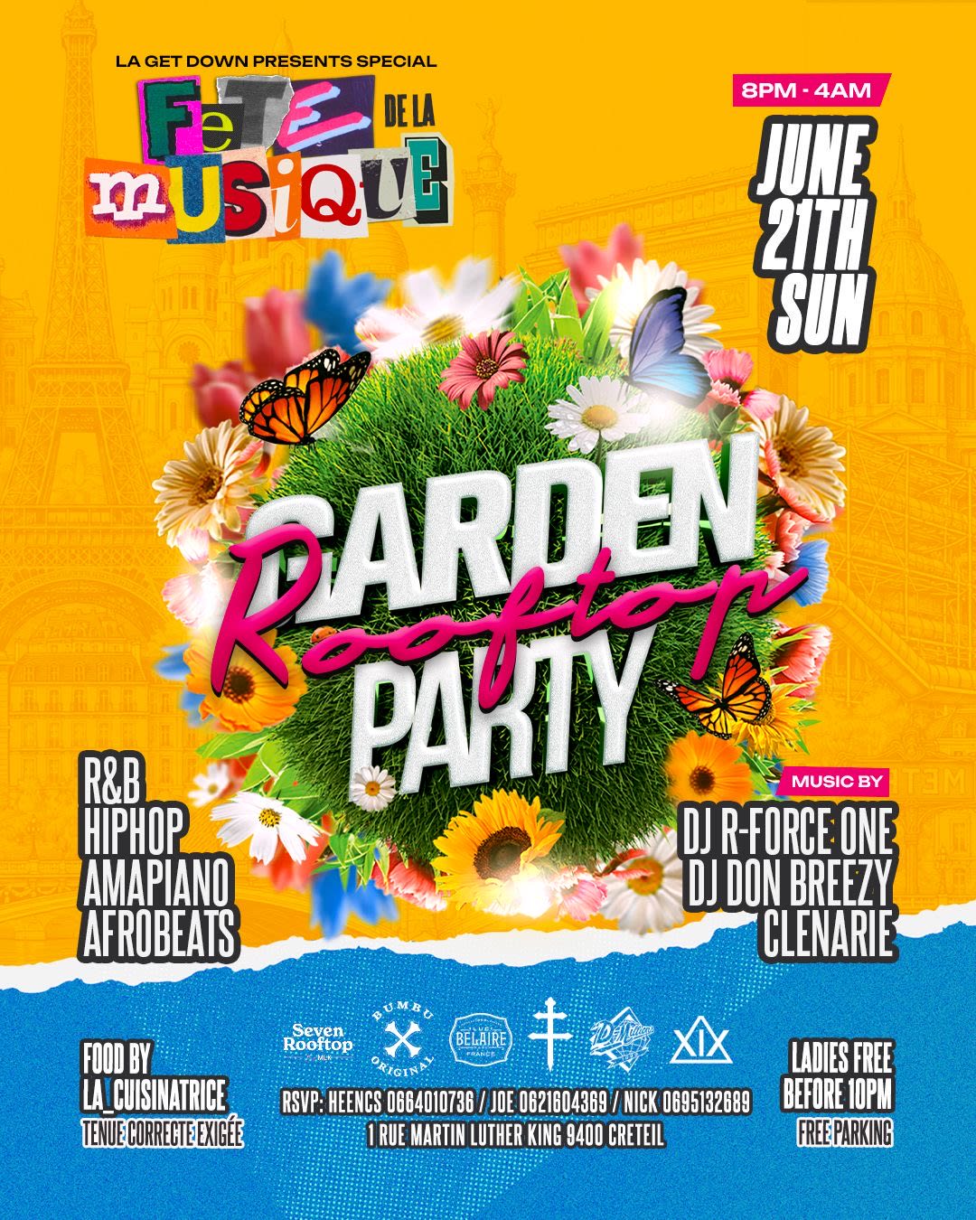 Garden Party | Dim 21 Juin | Fête De La Musique | Rooftop -