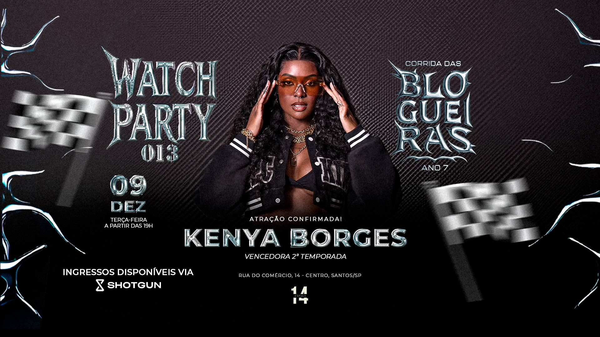 Watch Party 013 Convida: Kenya Borges | 09 De Dezembro