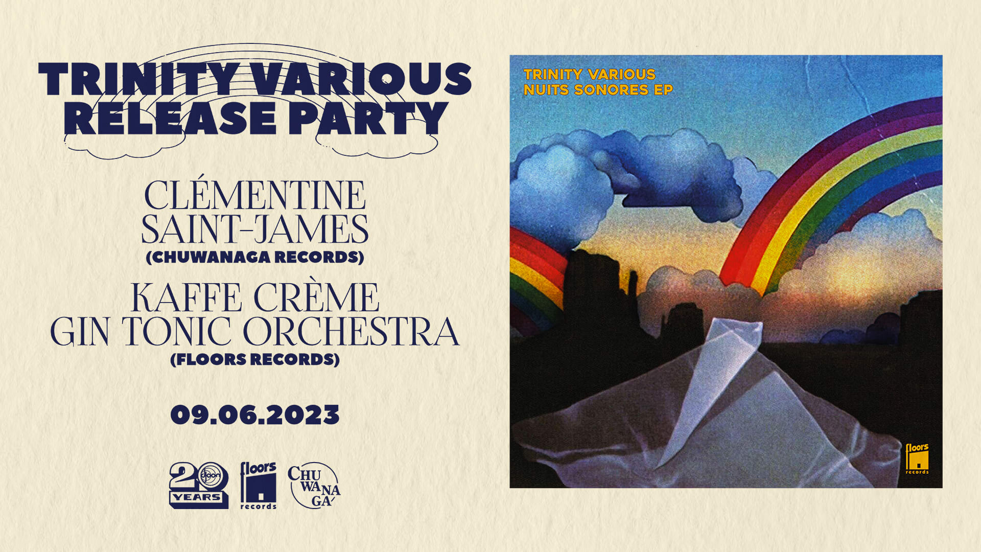 Clémentine, Gin Tonic Orchestra Dj, Kaffe Crème, Saint-James