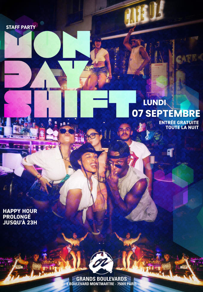 Monday Shift - La Staff Party Incontournable - 07/09