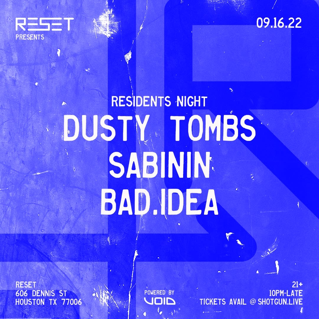 Residents Night At Reset 