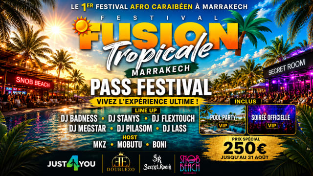 Fusion Tropical Festival Marrakech 2026