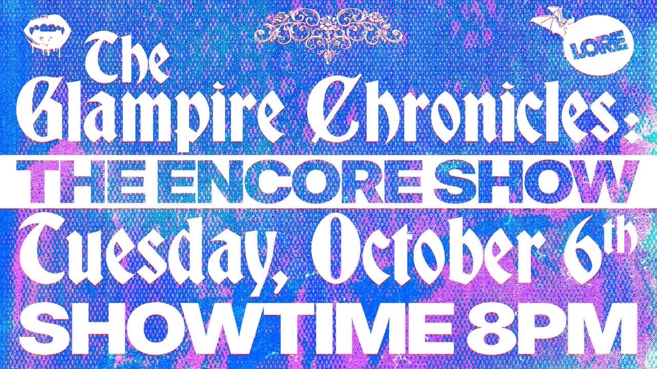 The Glampire Chronicles: Anne Rice Drag Cabaret