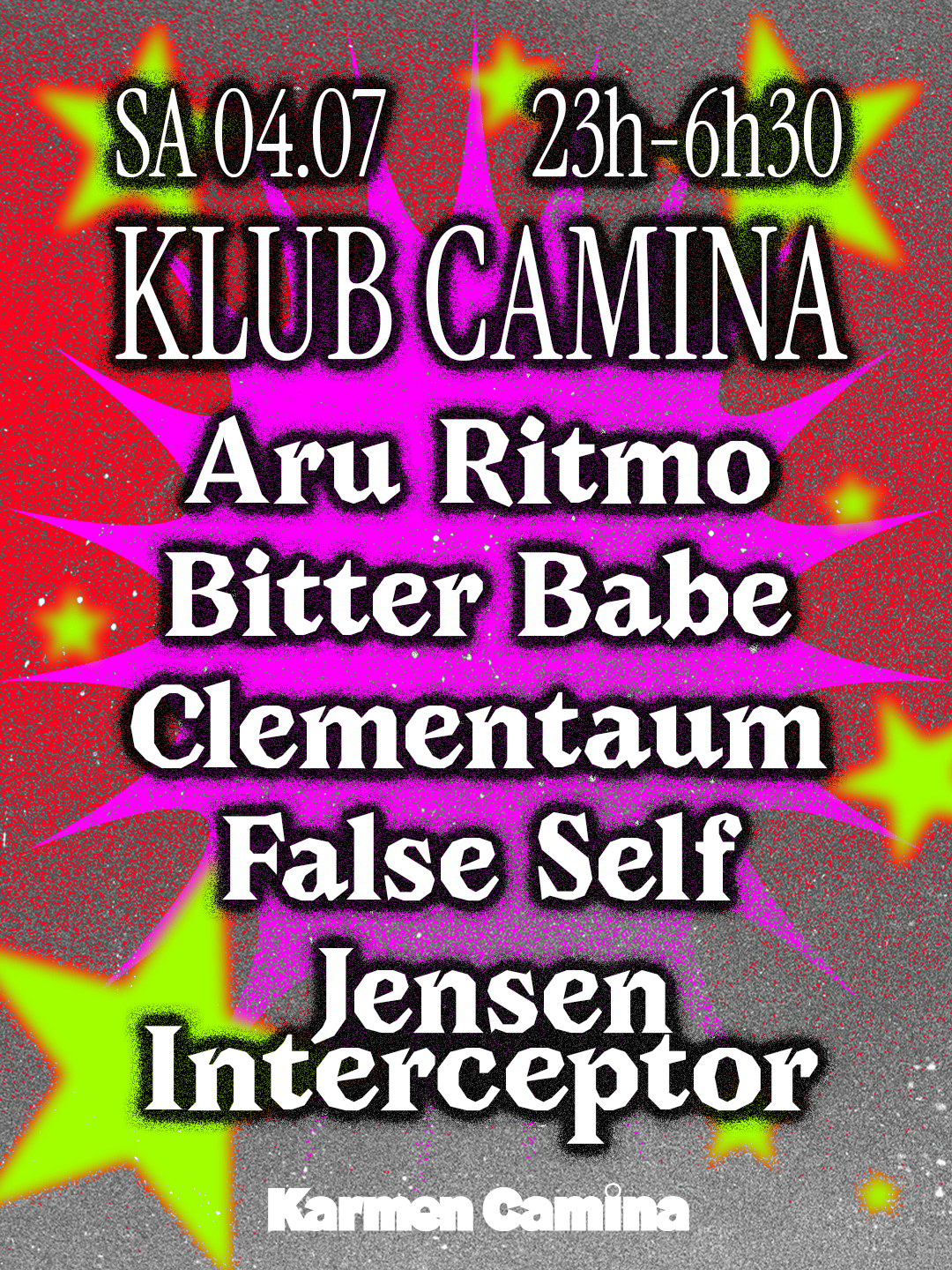 Klub Camina [Clementaum, Jensen Interceptor, Dj Sundae &+]