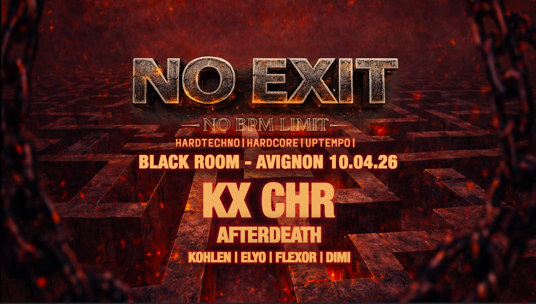 No Exit - No Bpm Limit - Kx Chr + Afterdeath + Local Dj