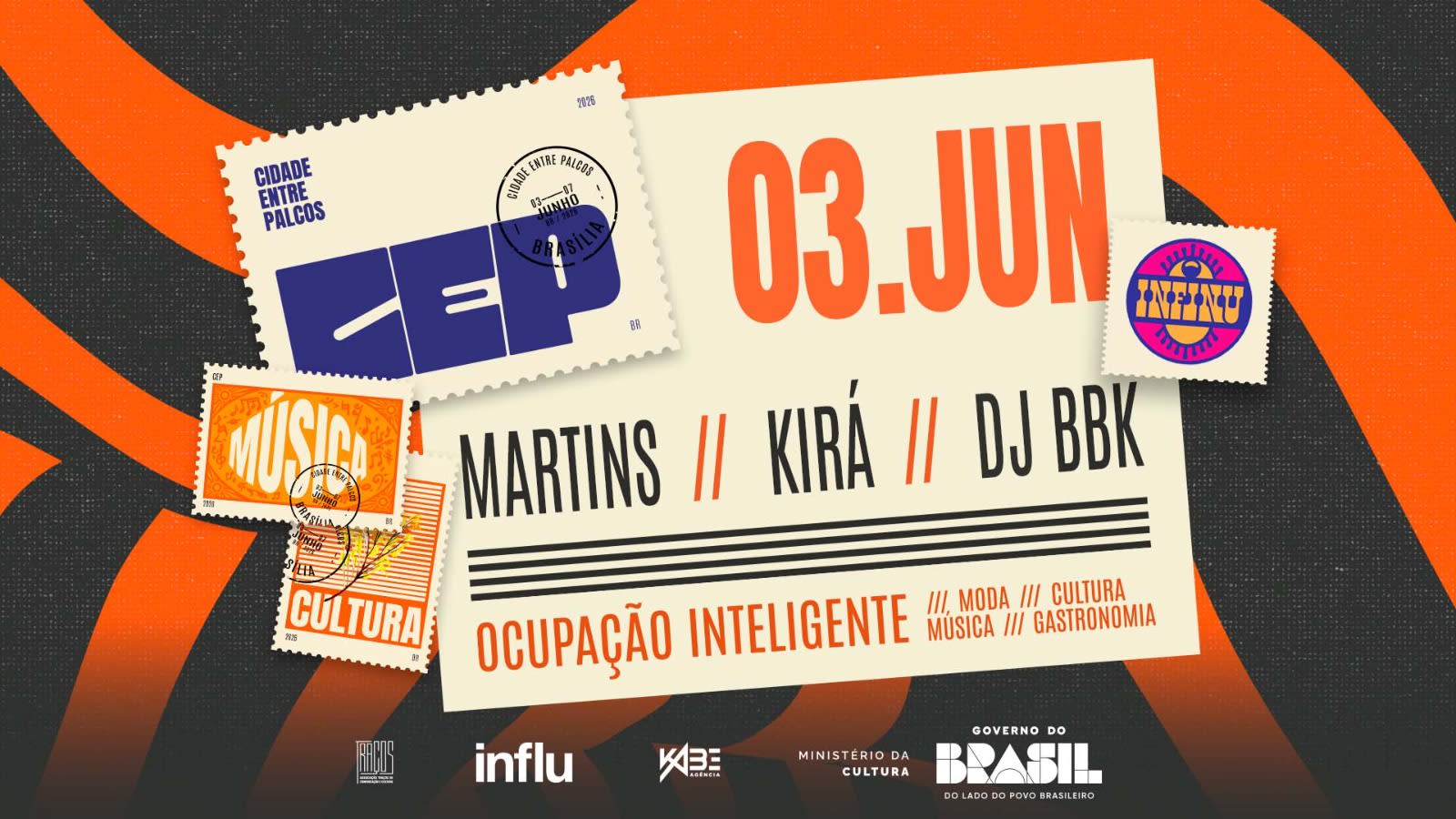 Cidade Entre Palcos • Martins // Kirá // Dj Bbk