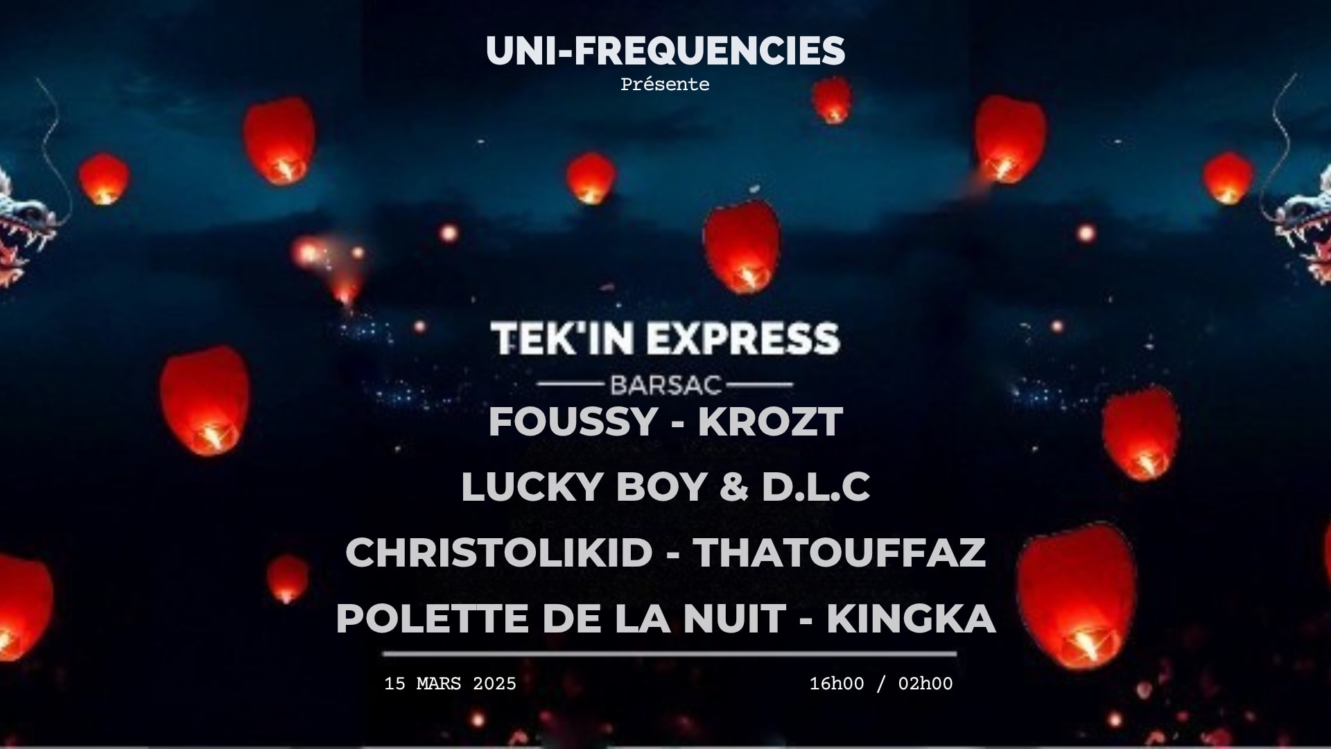 Tek'in Express Foussy Krozt Christolikid And More - Barsac