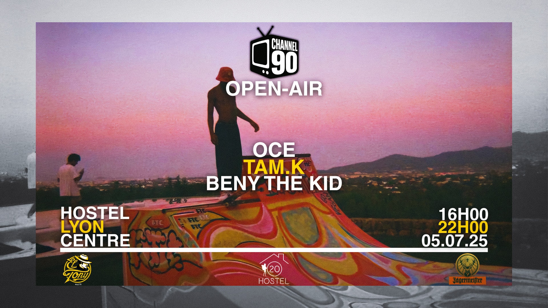 Open-Air Channel 90 × Hostel