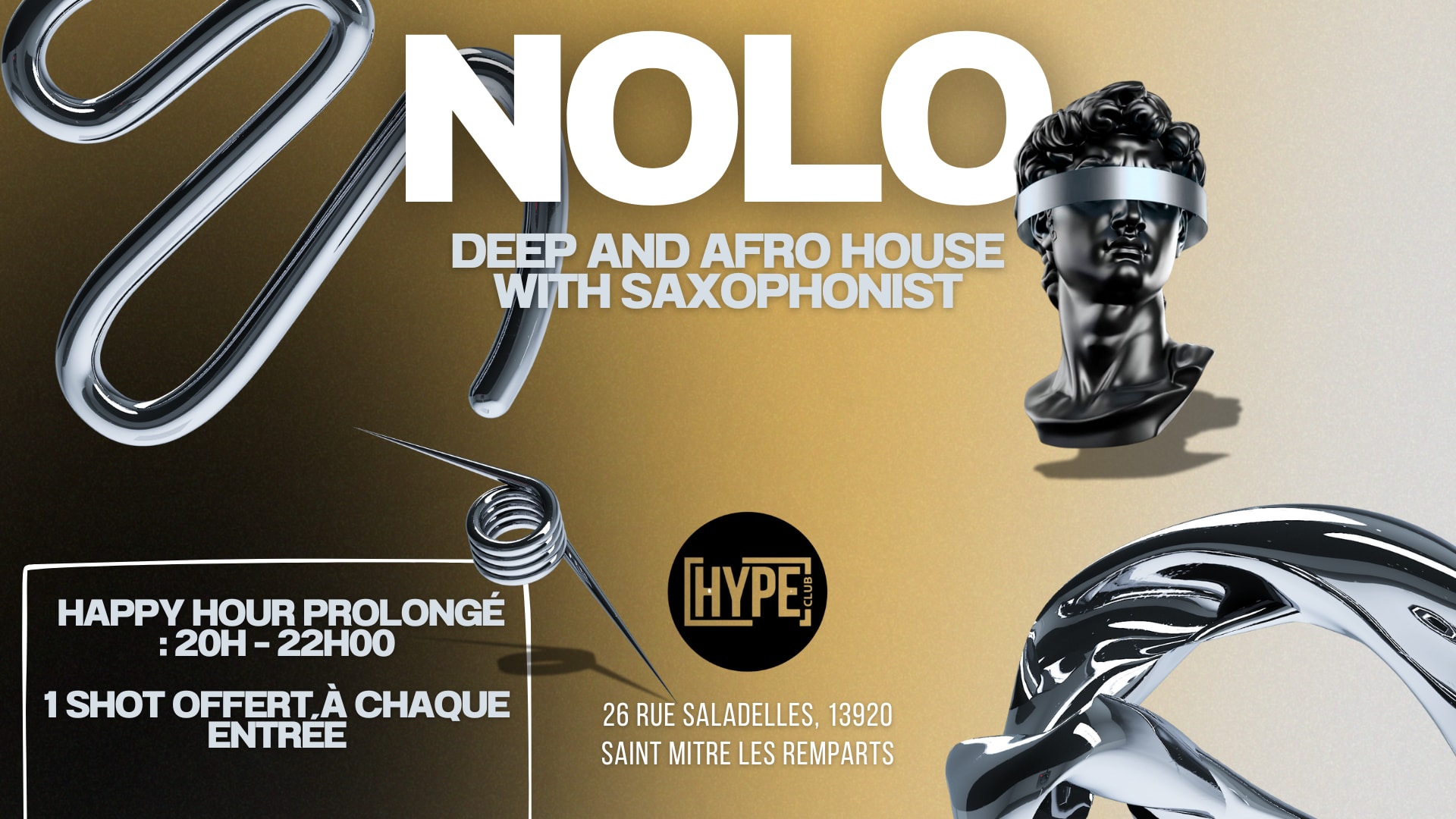 Deep & Afro House X Live Sax