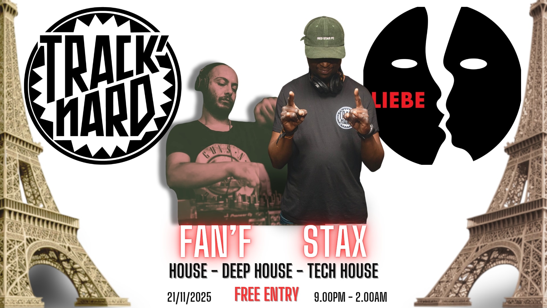 Liebe X Track'nard : Fan'f & Stax All Night