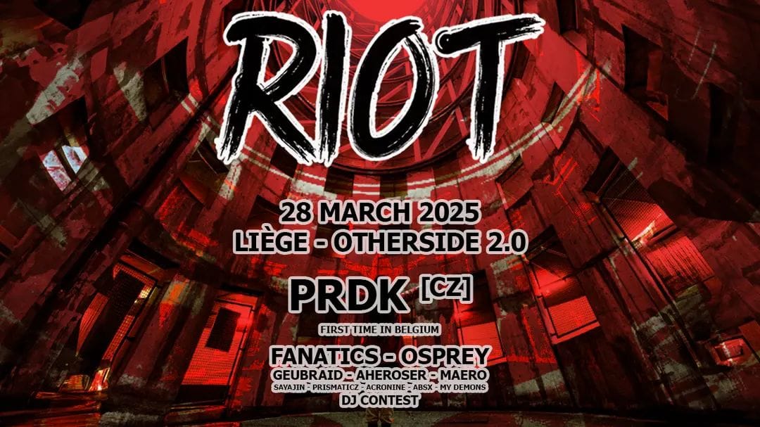 Riot Dnb W/ Prdk, Osprey, Fanatics & More
