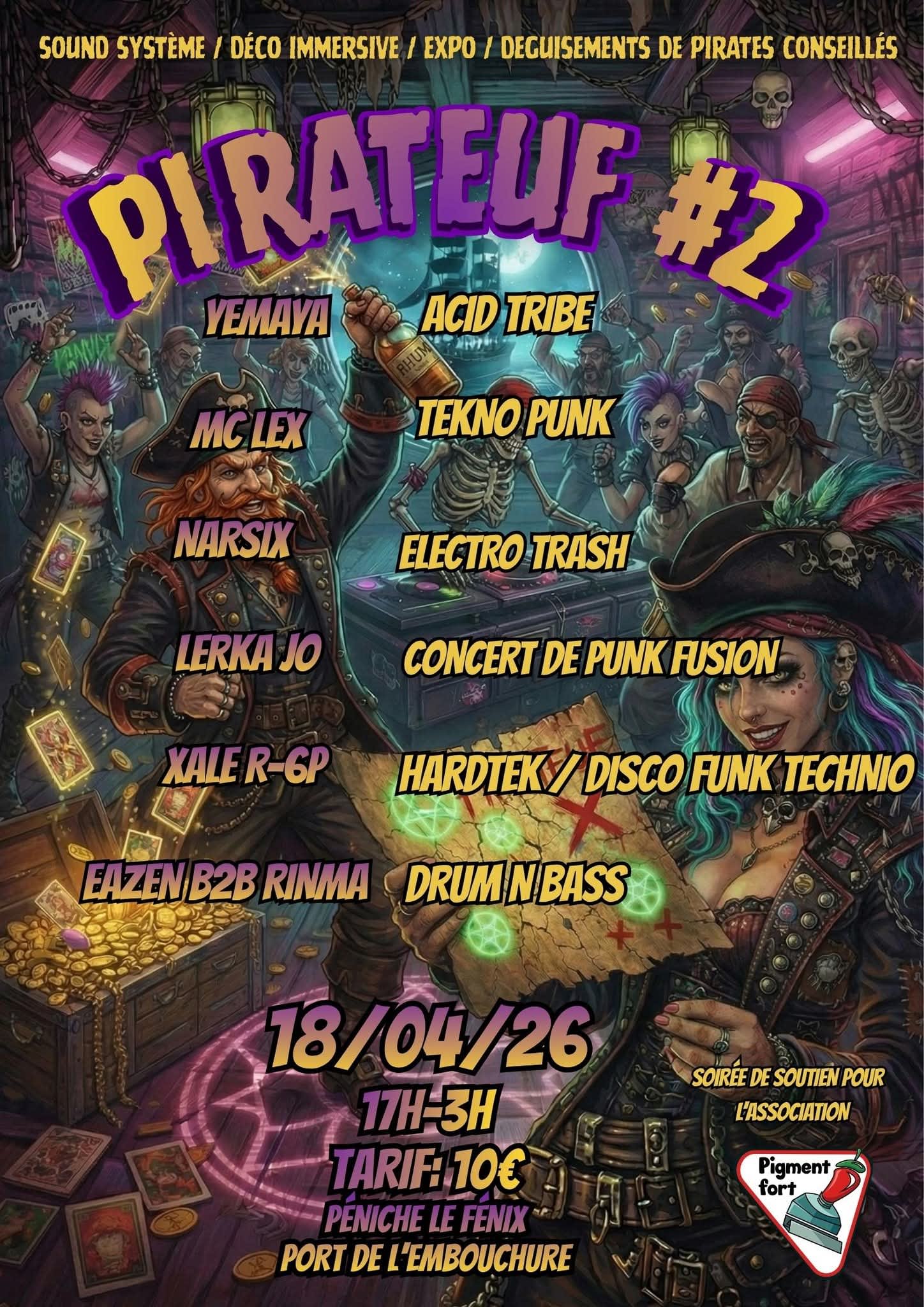 Pirateuf#2 Soirée De Soutien