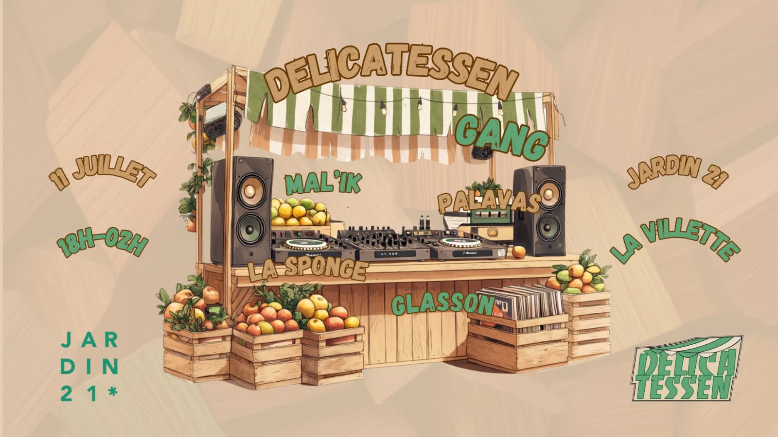 Delicatessen X Jardin21 - Open Air