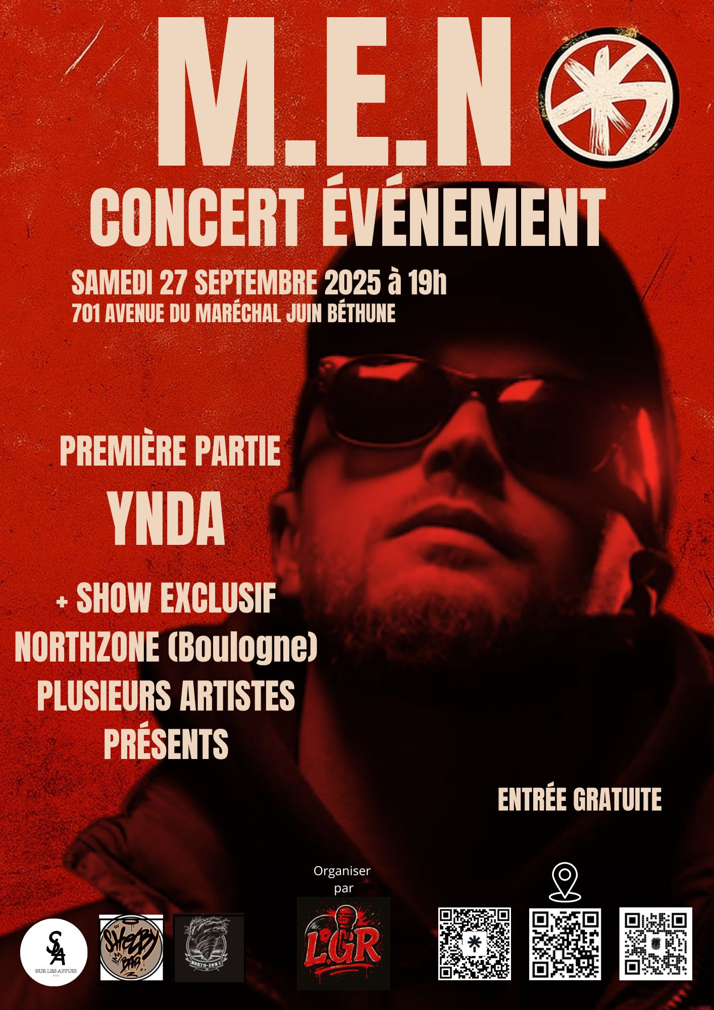 M.E.N Concert Gratuit