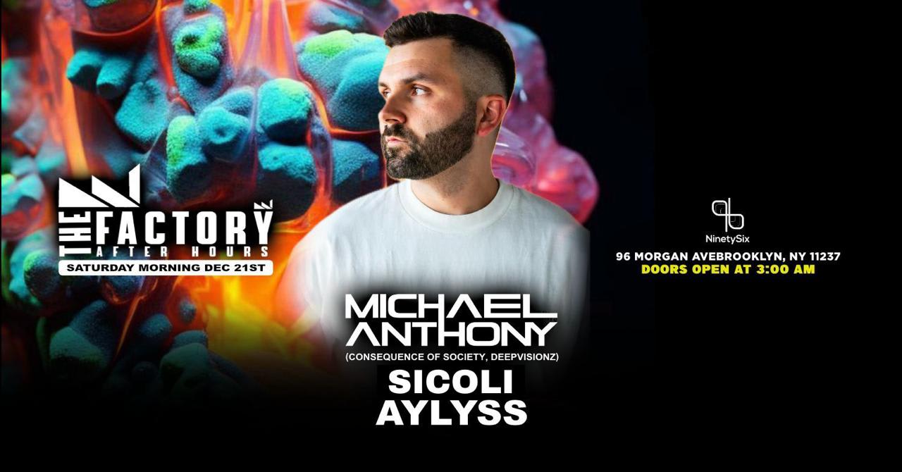 The Official Bklyn After Hours Michael Anthony ● Sicoli