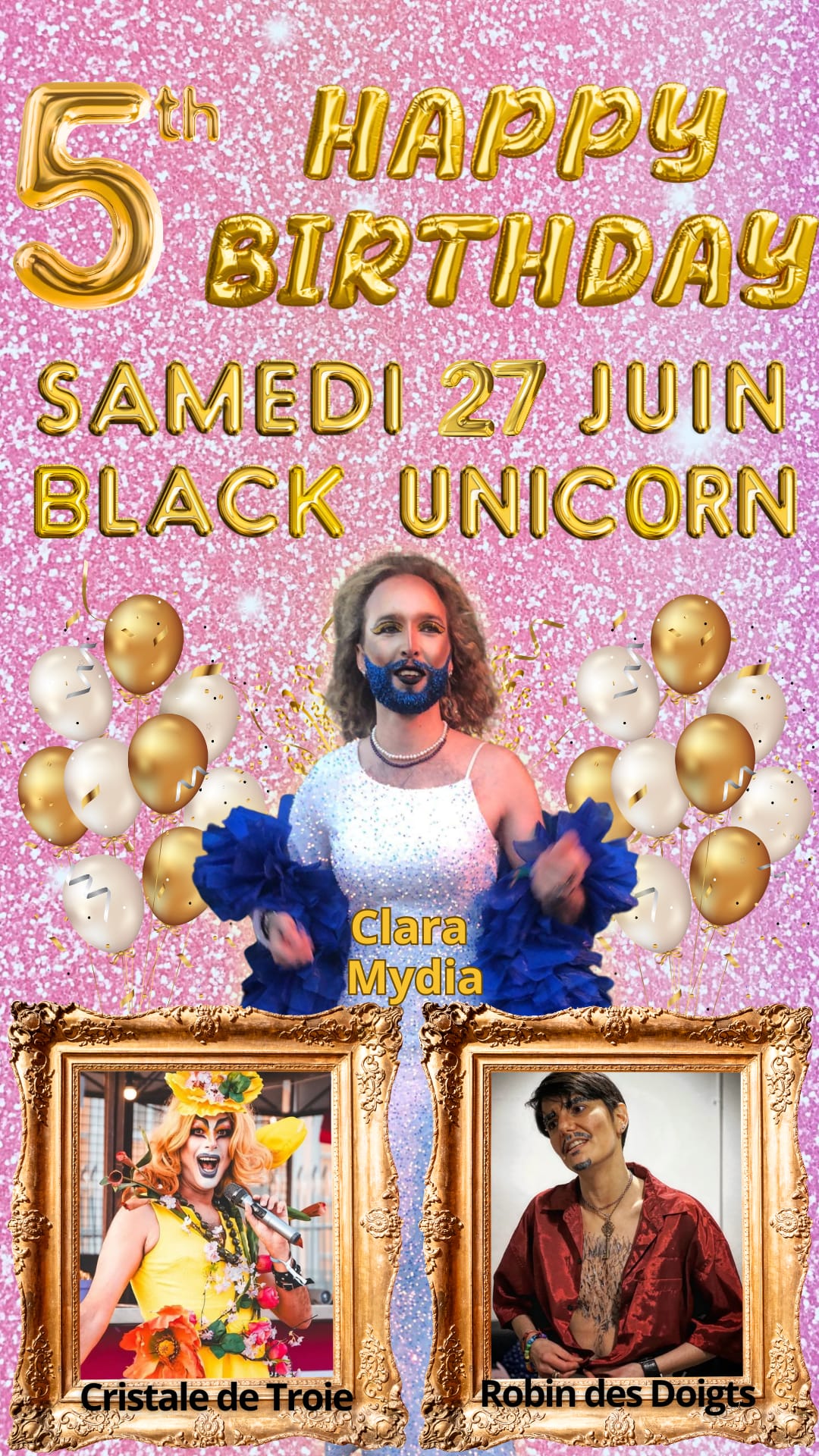 Drag Show Anniversaire (Quinquennat De Drag)