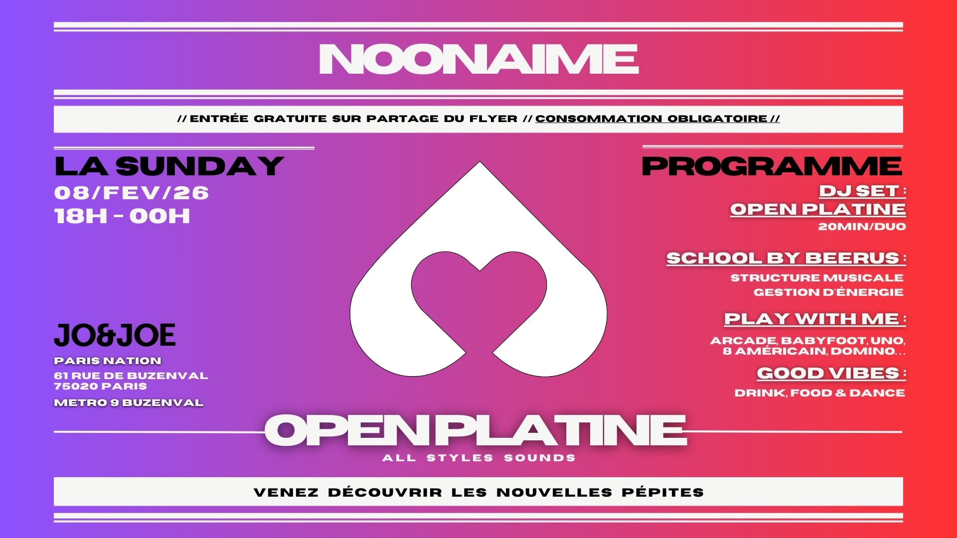 La Sunday - Dj Set, Connect, Food & Chill