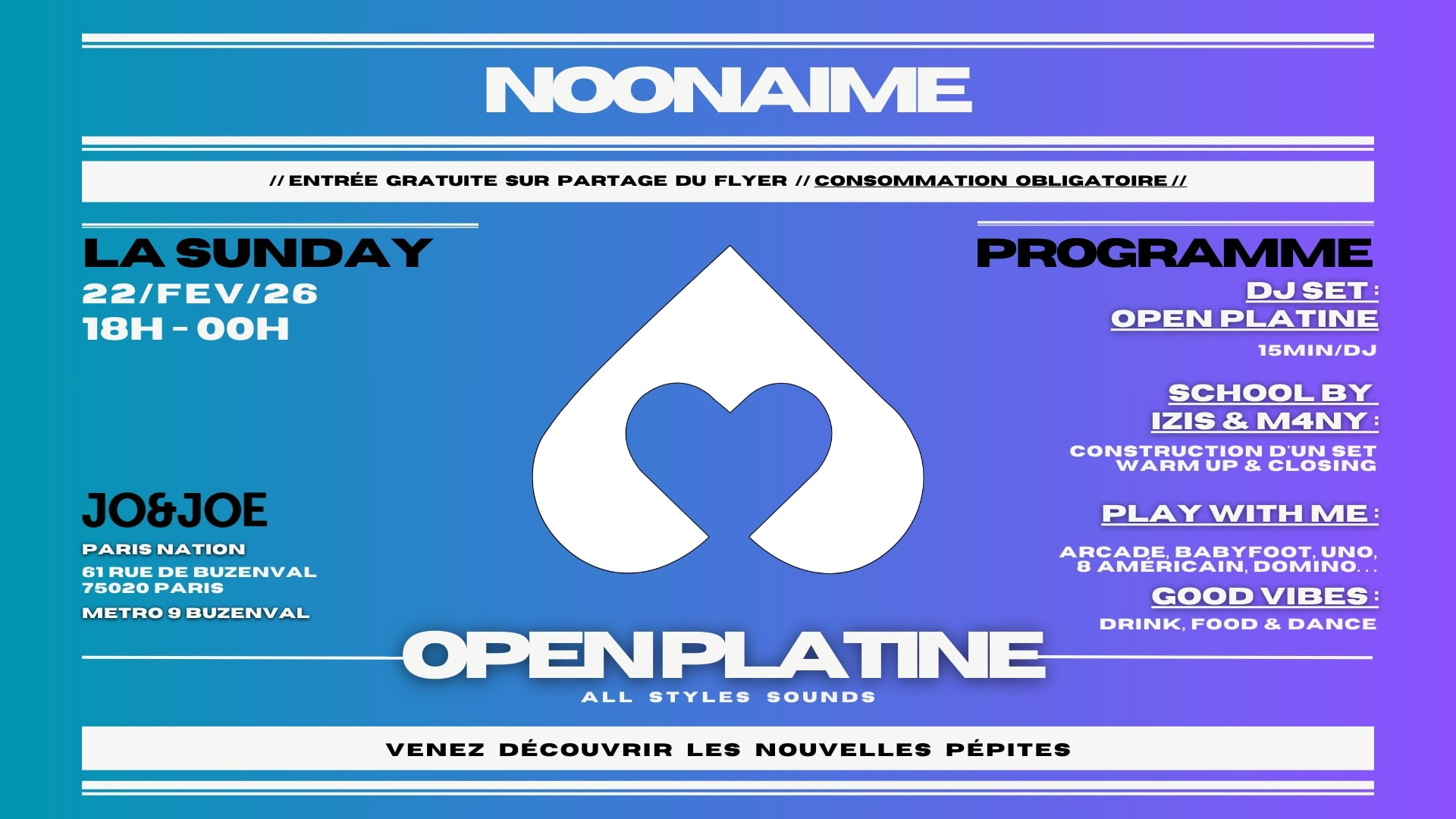 La Sunday - Dj Set, Connect, Food & Chill