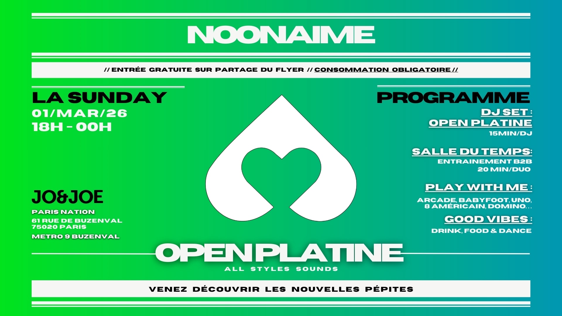 La Sunday - Dj Set, Connect, Food & Chill