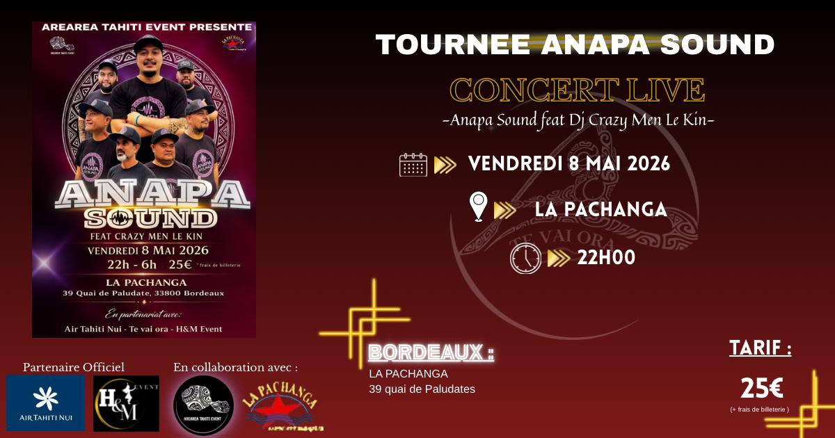 Arearea Tahiti X Anapa Sound Tahiti X Dj Crazymen Le Kin