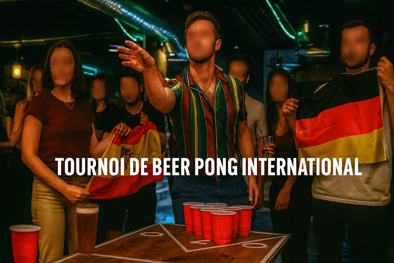 Beer Pong Et Pop Party