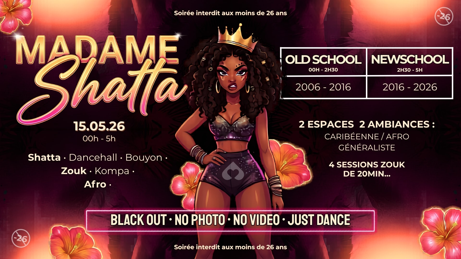 Madame Shatta : Interdit Aux -26 Ans