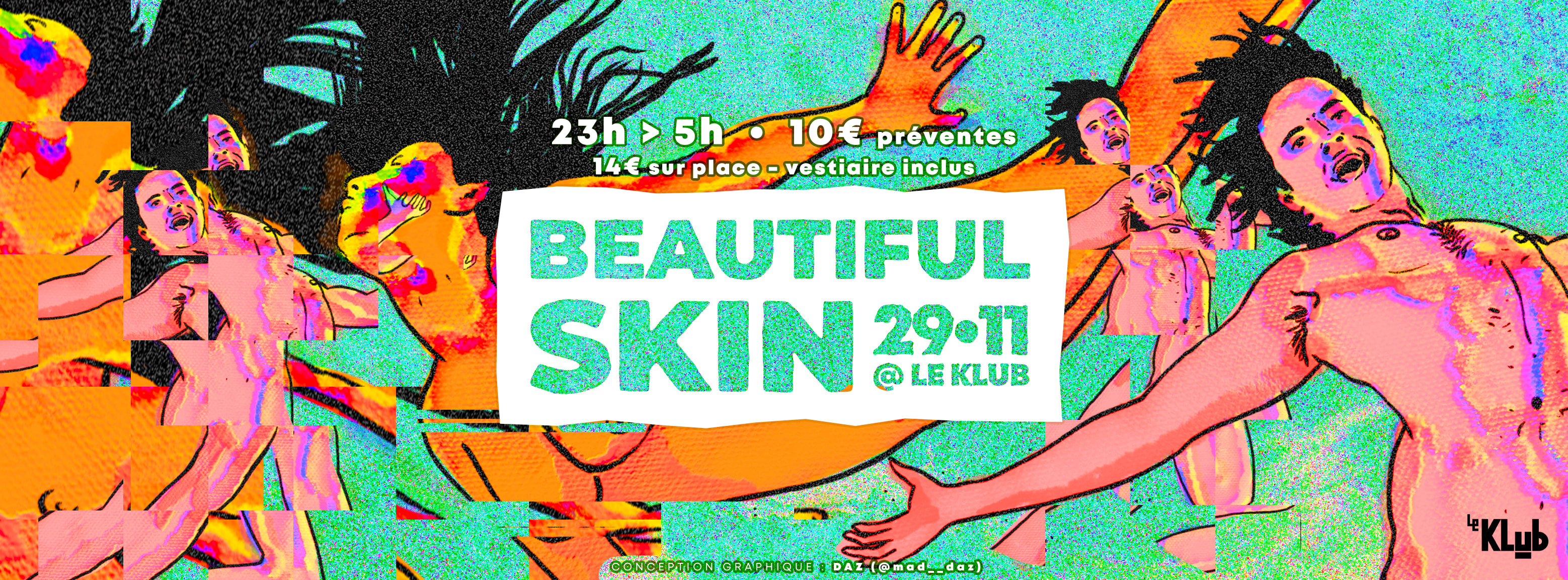 Beautiful Skin Novembre - Clubbing Naturiste - Le Klub
