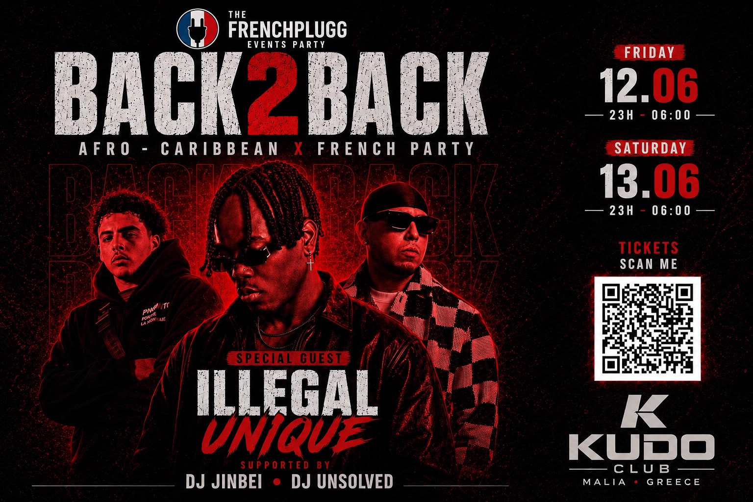 Afrocaribbean X French Party: Back 2 Back Edition I