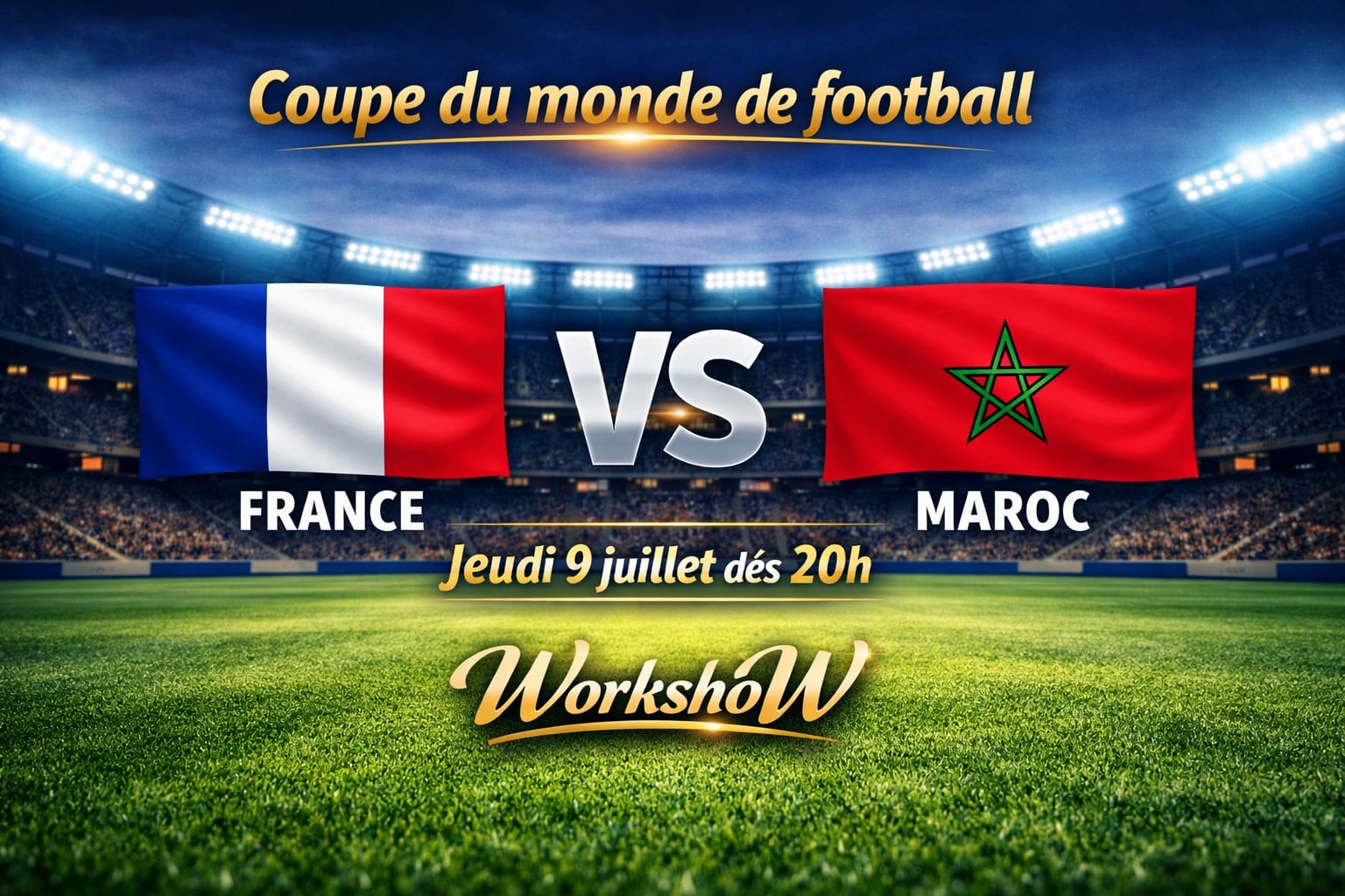 France Vs Maroc Fan Zone Coupe Du Monde De Foot & Pop Music