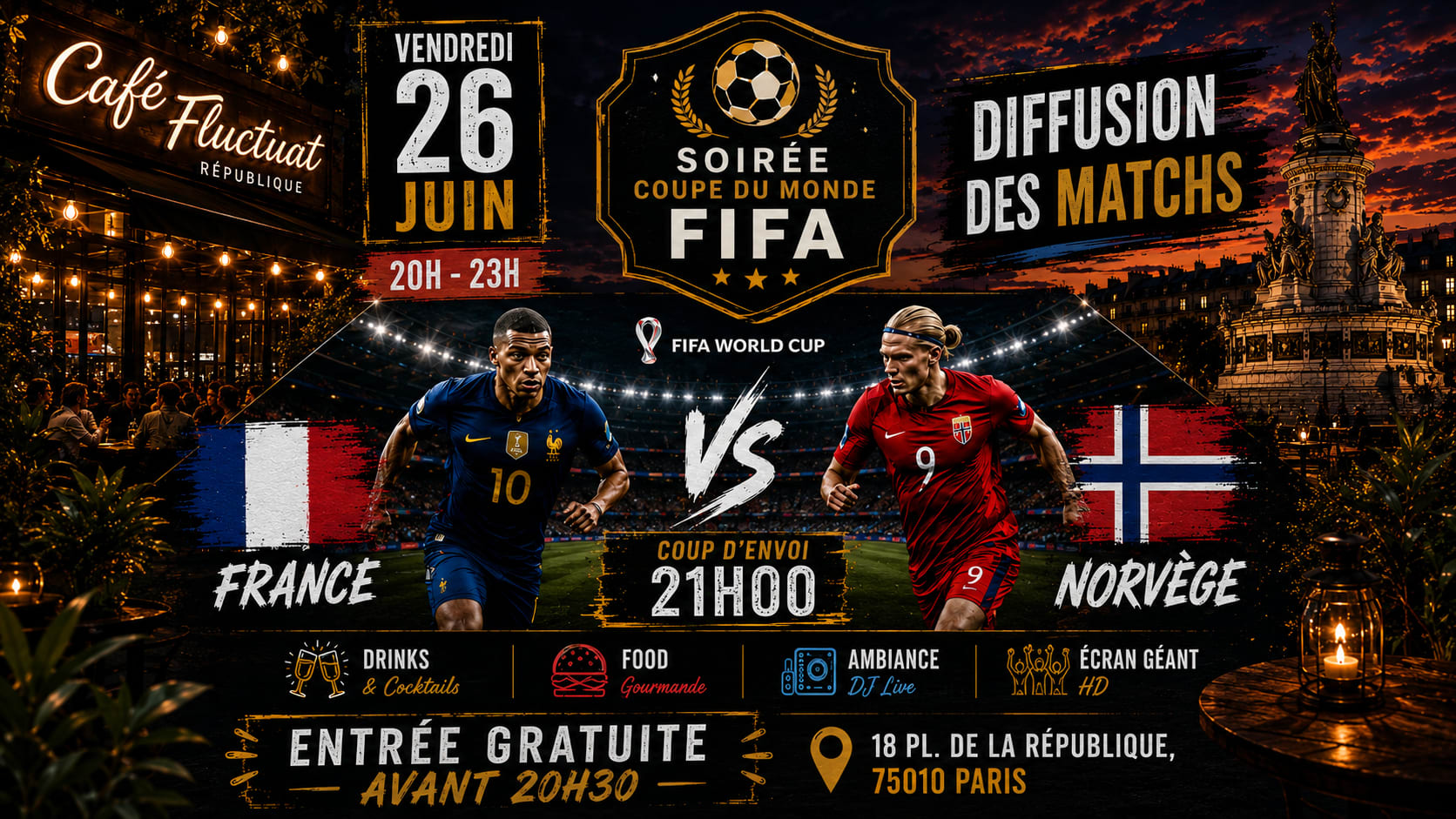 Cdm : France Vs Norvège