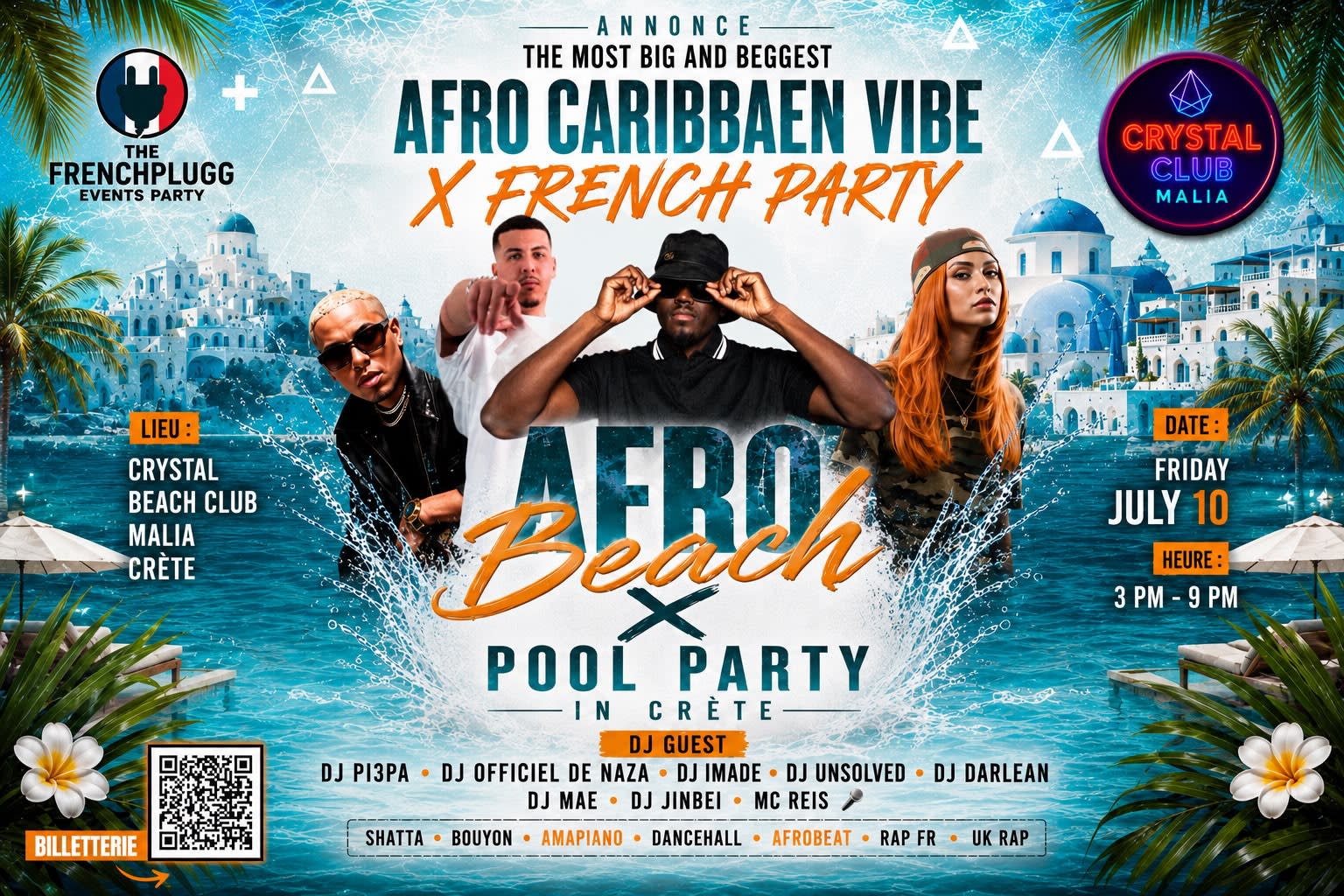 Afrobeach & Pool Party Afrocaribbean Splash