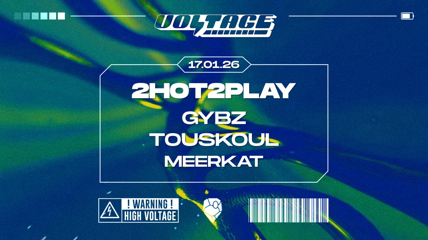 Voltage - 2hot2play, Gybz, Touskoul, Meerkat