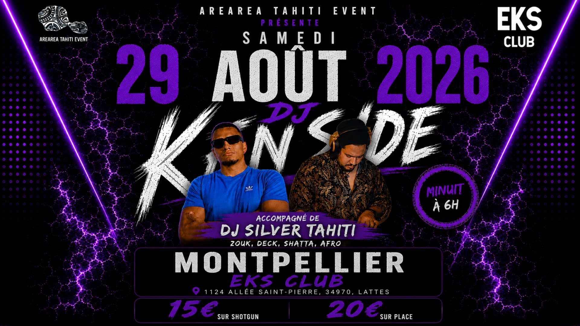 Tournée Dj Kenside 2026-2027 Montpellier
