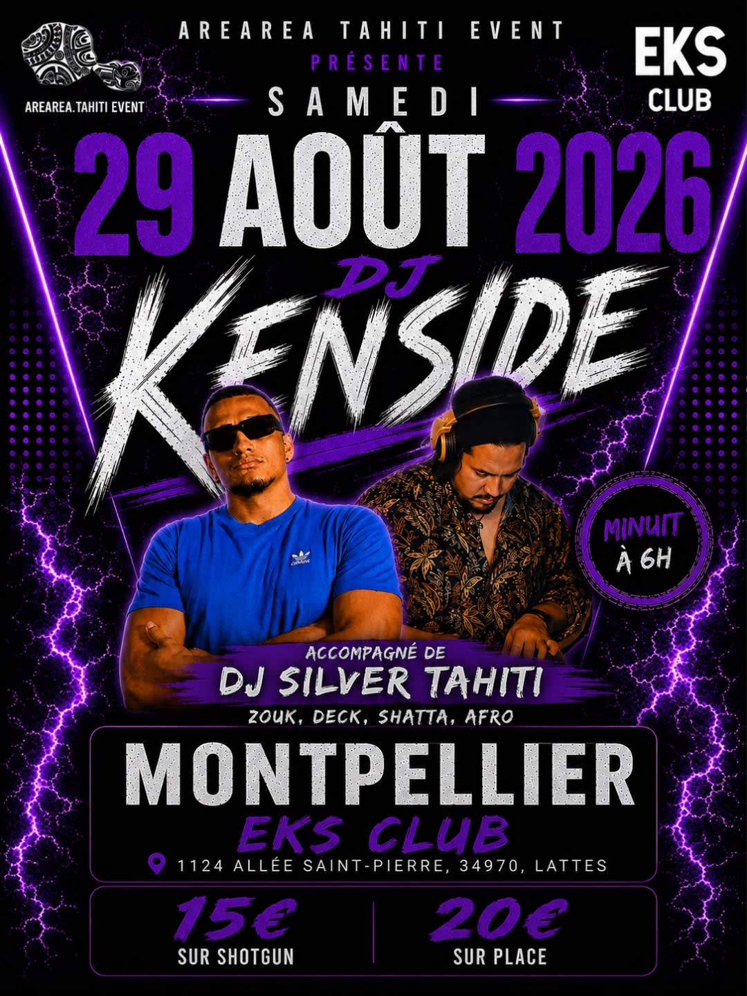 Tournée Dj Kenside 2026-2027 Montpellier