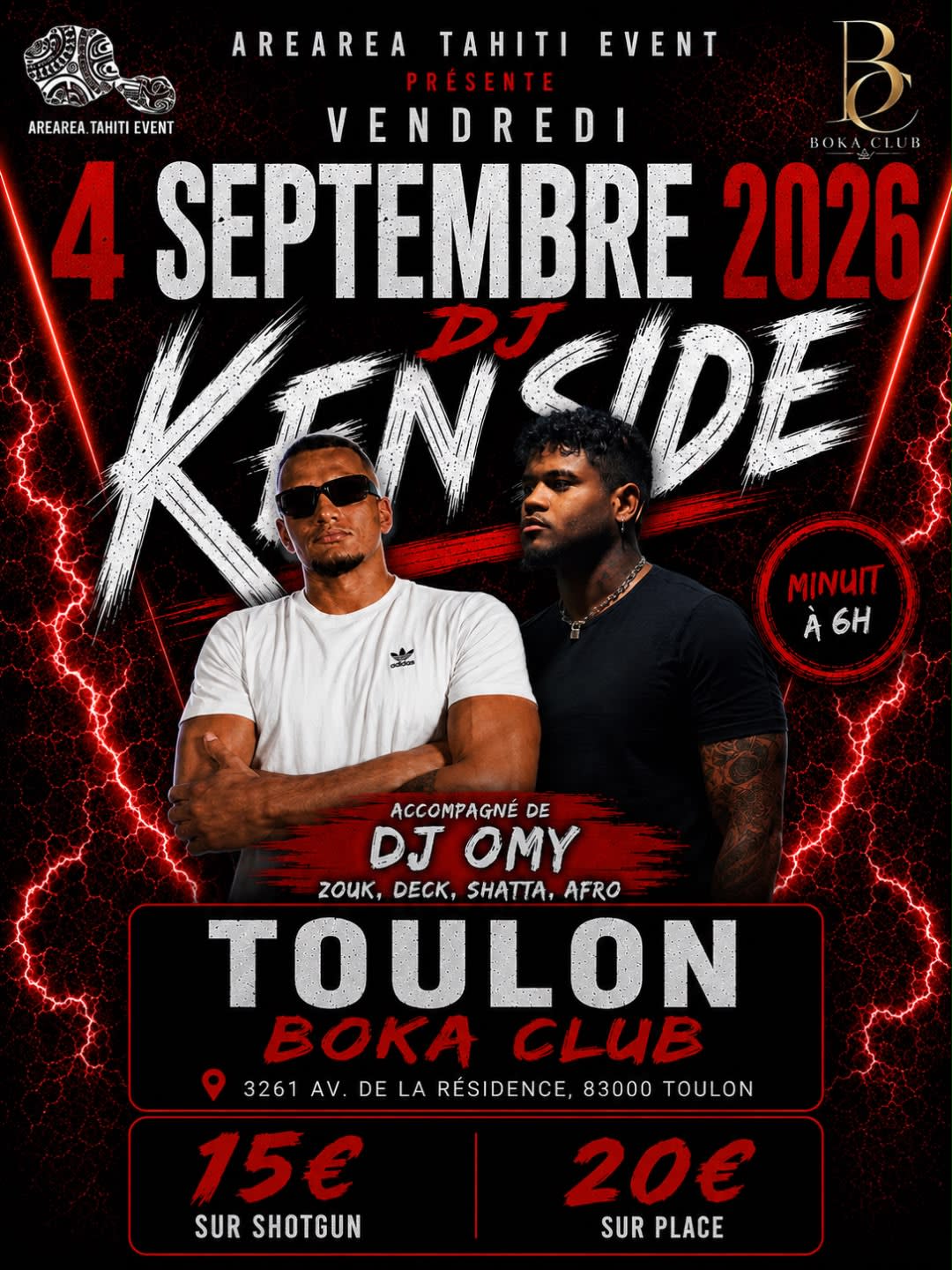 Tournée Dj Kenside 2026-2027 Toulon