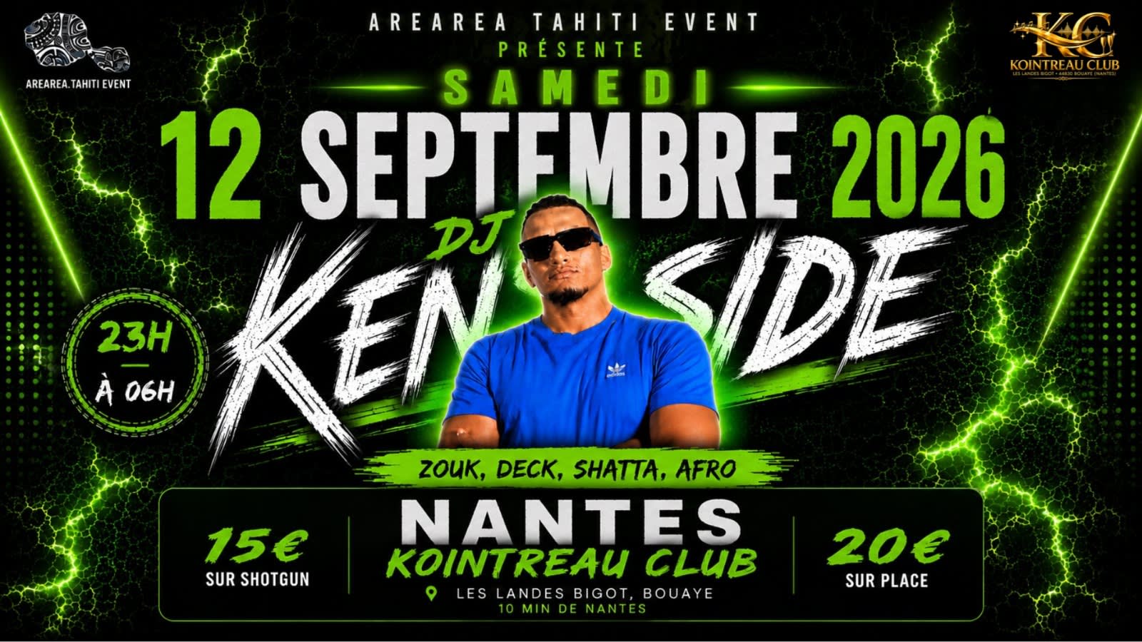 Tournée Dj Kenside 2026-2027 Nantes