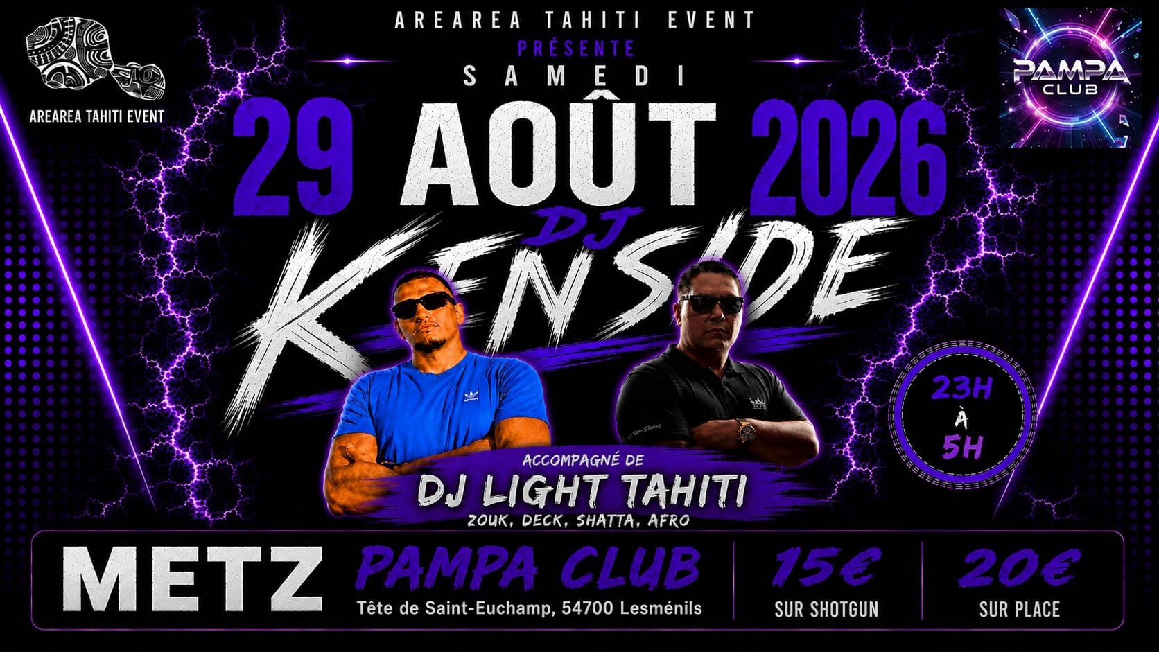 Tournée Dj Kenside 2026-2027 Metz