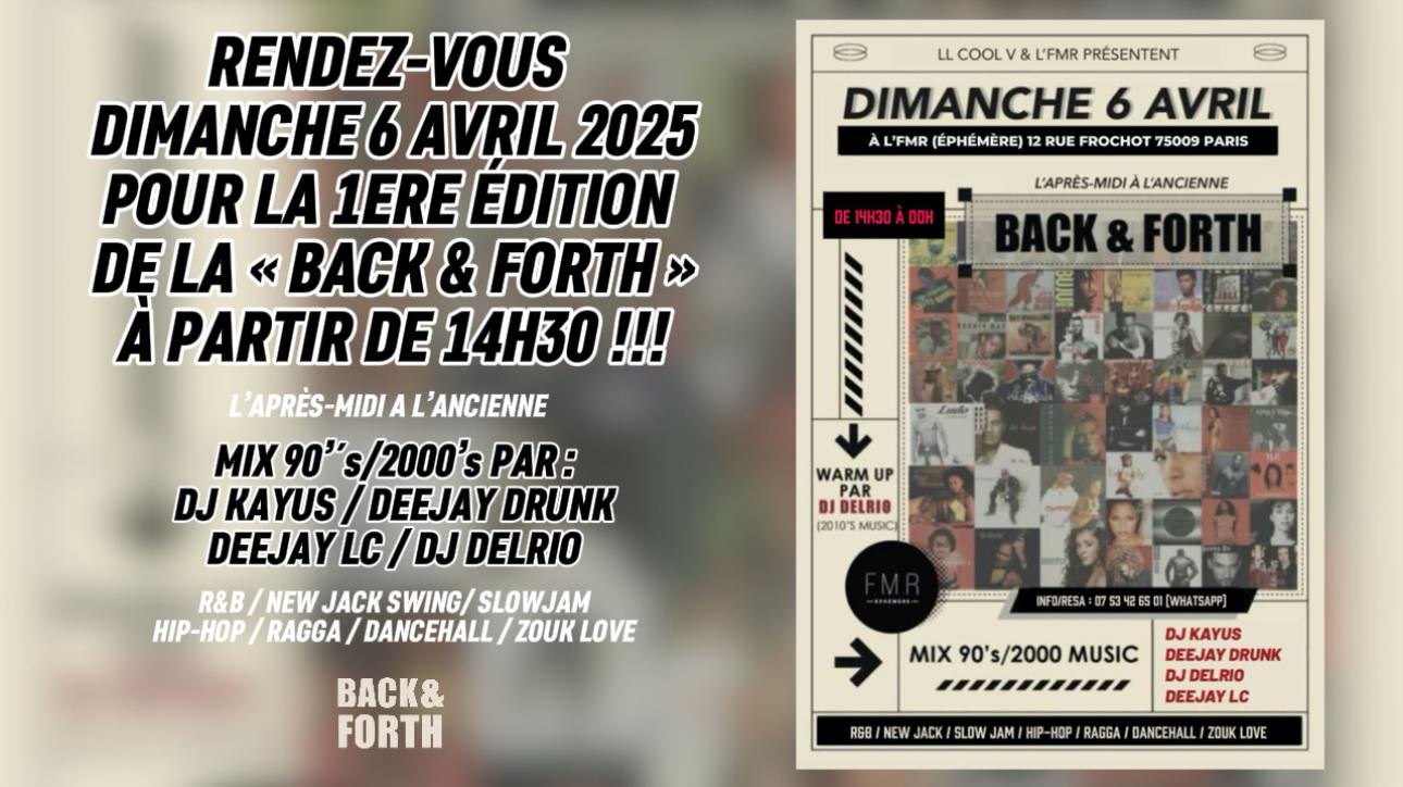 Back & Forth ( Apres Midi A L'ancienne)