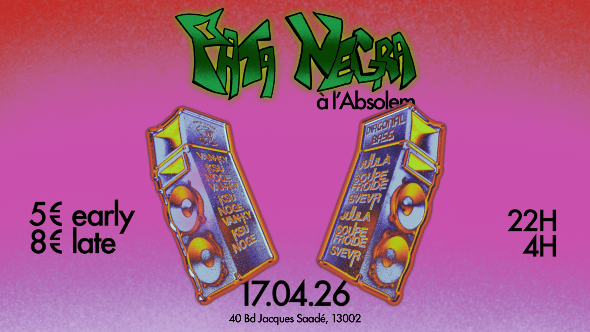 Pata Negra À L'absolem W/ Diagonal Bass