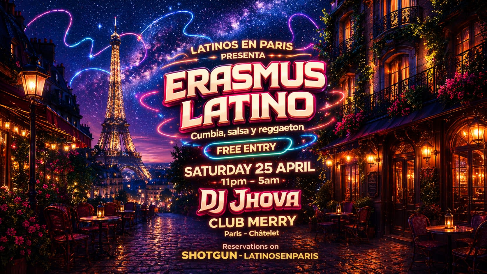 Fiesta Latina En Paris - Free Entry