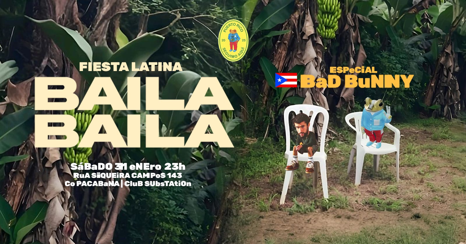 Fiesta Latina Baila Baila | Especial Bad Bunny 31 Enero