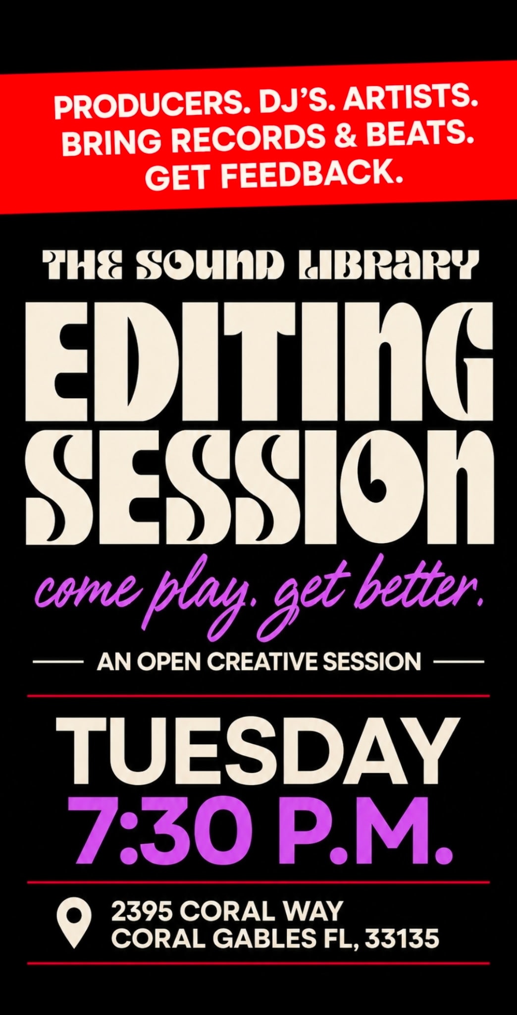 Producer Editing Session: Bring Your Originals!