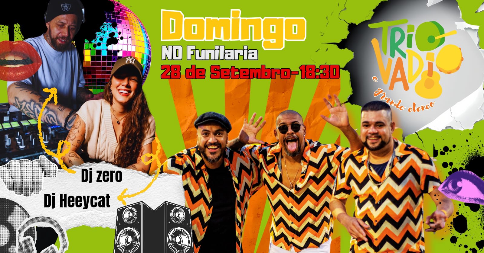 Pagode Do Trio Vadio + Djs Zero & Heeycat Na Funilaria - Dom
