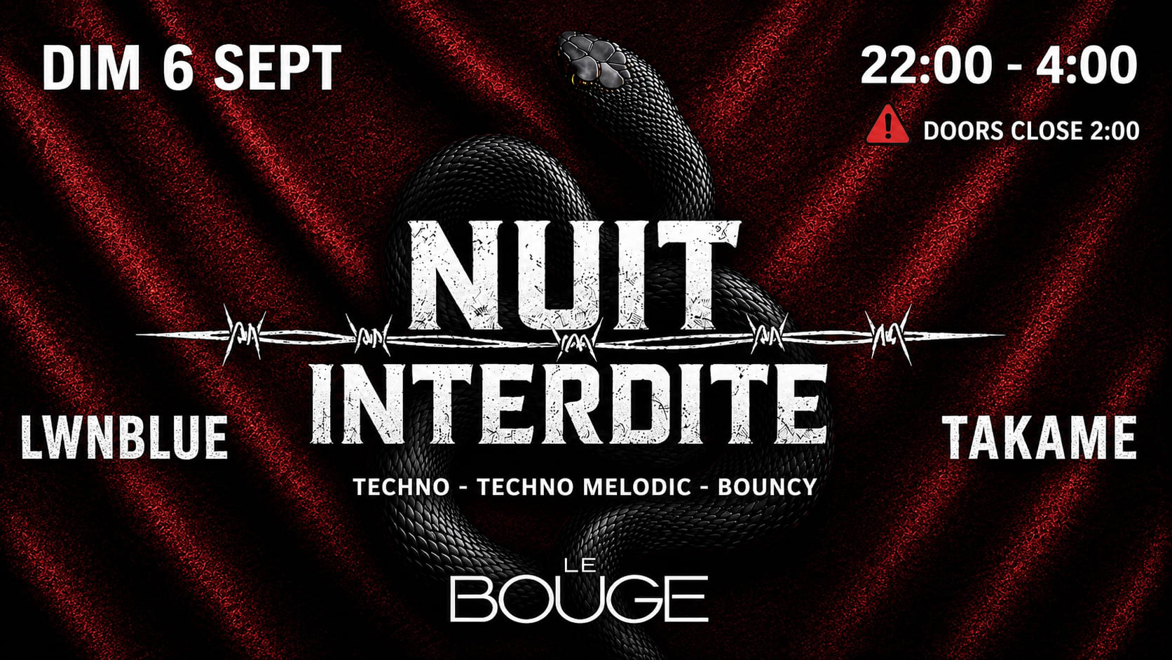 Nuit Interdite — Techno Vibes
